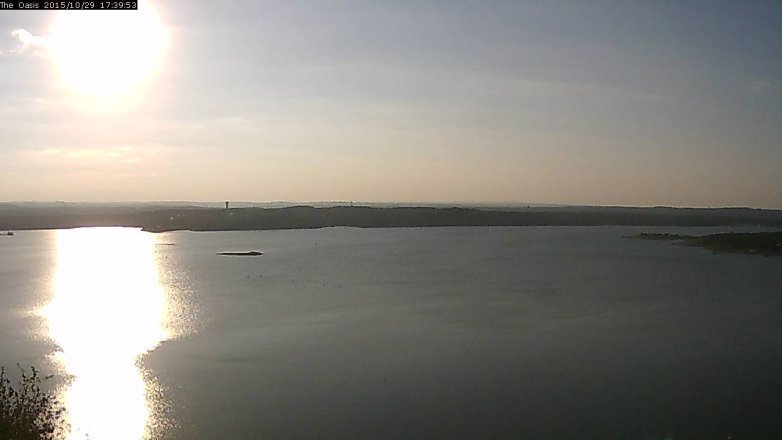 Lake Travis webcam, October 29, 2015 4:45 PM CT