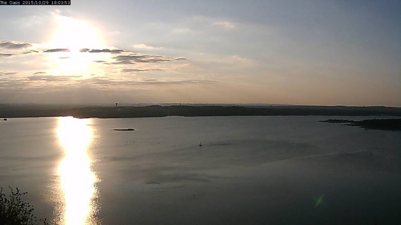 Lake Travis webcam, October 29, 2015 5:10 PM CT
