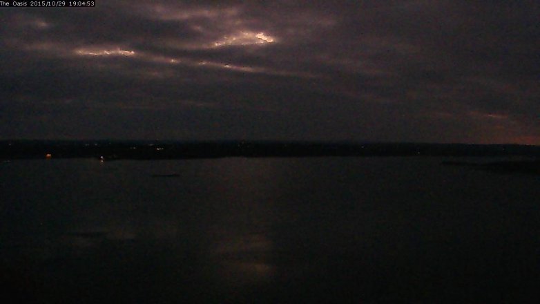 Lake Travis webcam, October 29, 2015 6:10 PM CT