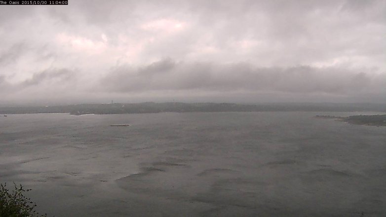 Lake Travis webcam, October 30, 2015 10:10 AM CT