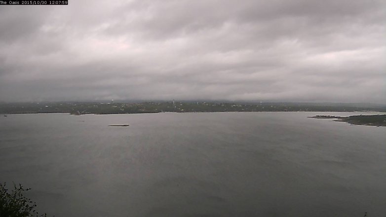 Lake Travis webcam, October 30, 2015 11:15 AM CT