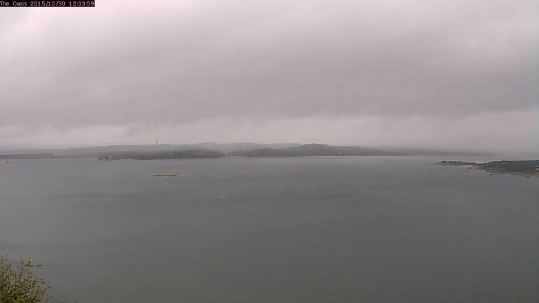 Lake Travis webcam, October 30, 2015 11:40 AM CT
