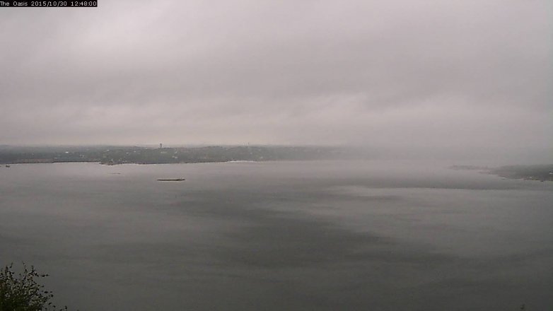 Lake Travis webcam, October 30, 2015 11:55 AM CT