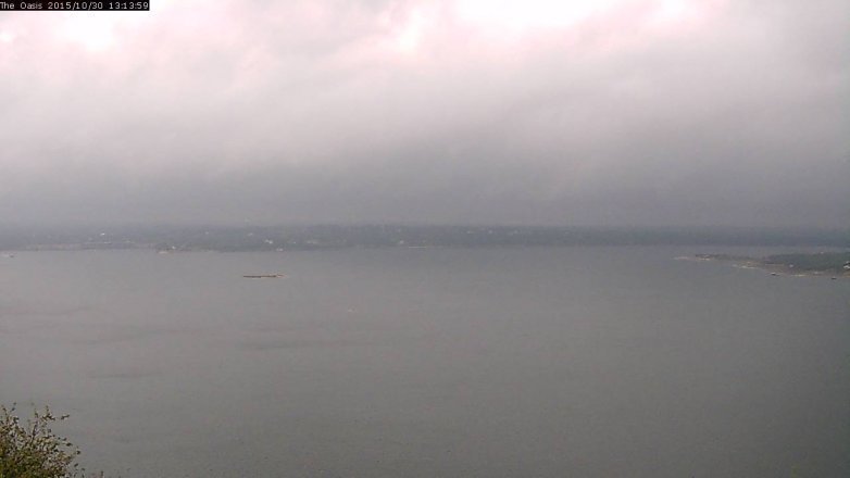 Lake Travis webcam, October 30, 2015 12:20 PM CT