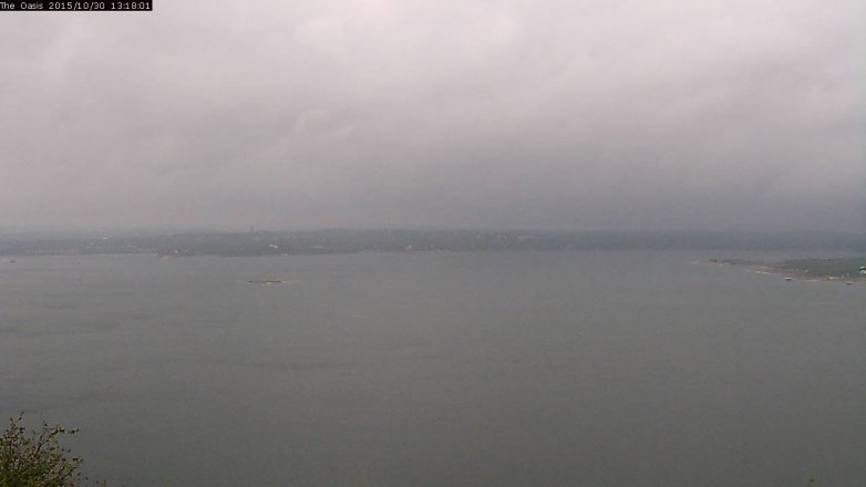 Lake Travis webcam, October 30, 2015 12:25 PM CT