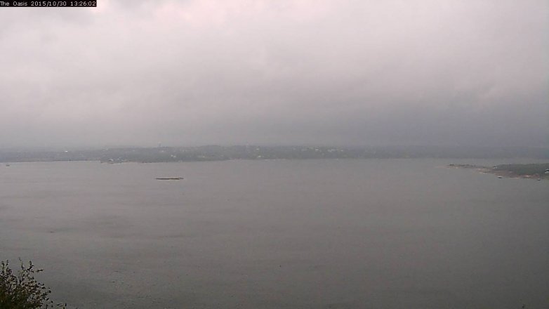 Lake Travis webcam, October 30, 2015 12:35 PM CT