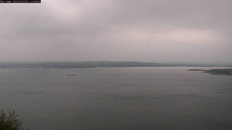 Lake Travis webcam, October 30, 2015 12:55 PM CT