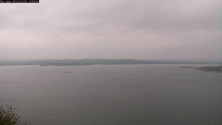 Lake Travis webcam, October 30, 2015 1:05 PM CT