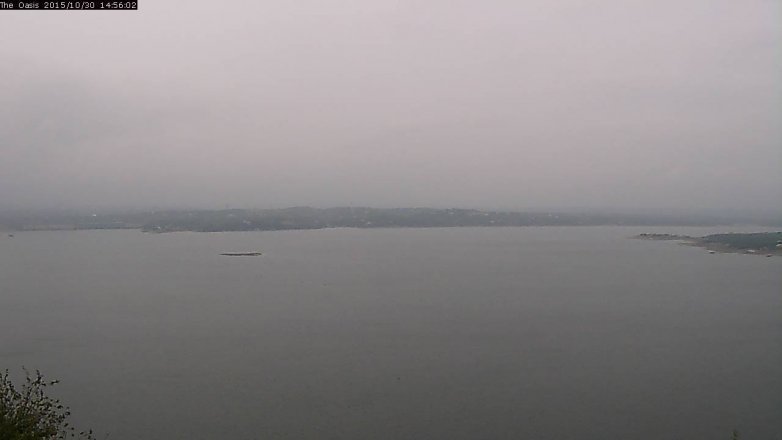 Lake Travis webcam, October 30, 2015 2:05 PM CT