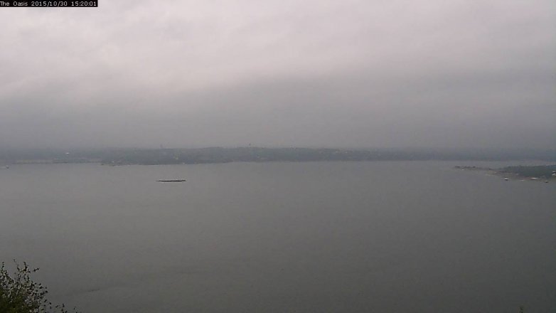 Lake Travis webcam, October 30, 2015 2:25 PM CT