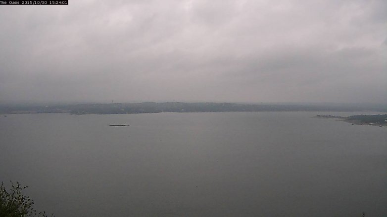 Lake Travis webcam, October 30, 2015 2:30 PM CT