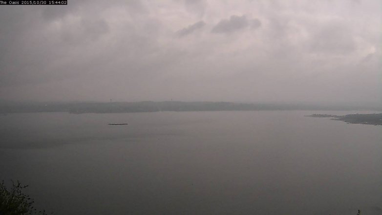 Lake Travis webcam, October 30, 2015 2:50 PM CT