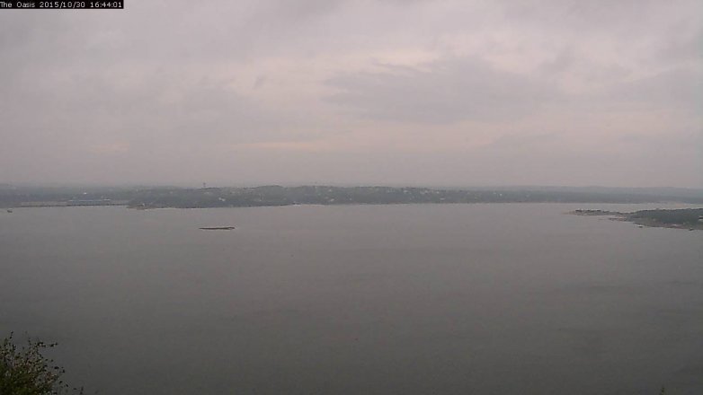 Lake Travis webcam, October 30, 2015 3:50 PM CT
