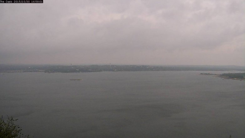 Lake Travis webcam, October 30, 2015 4:05 PM CT