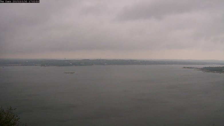 Lake Travis webcam, October 30, 2015 4:10 PM CT