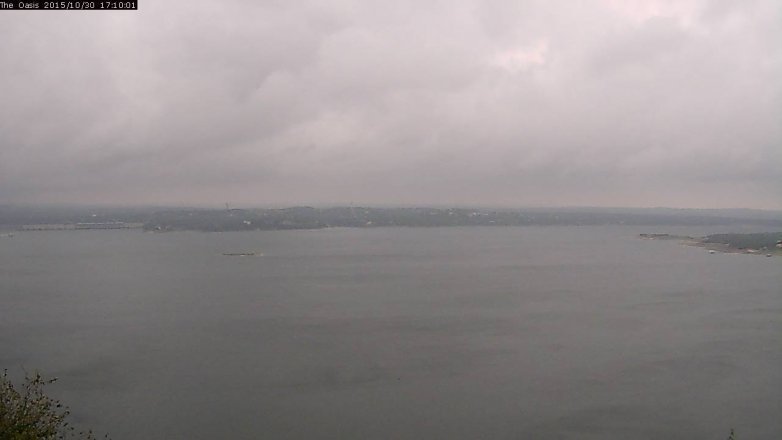 Lake Travis webcam, October 30, 2015 4:15 PM CT