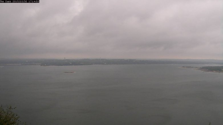 Lake Travis webcam, October 30, 2015 4:20 PM CT