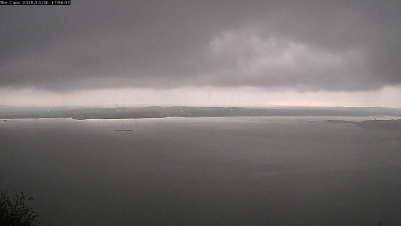 Lake Travis webcam, October 30, 2015 5:05 PM CT