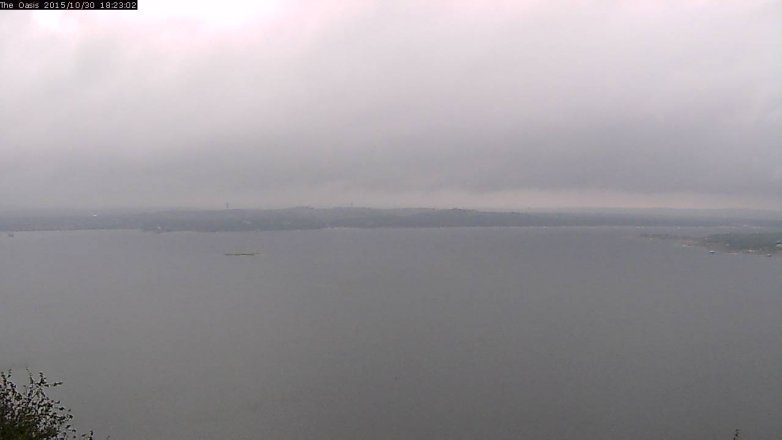 Lake Travis webcam, October 30, 2015 5:30 PM CT