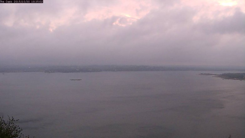 Lake Travis webcam, October 30, 2015 5:40 PM CT