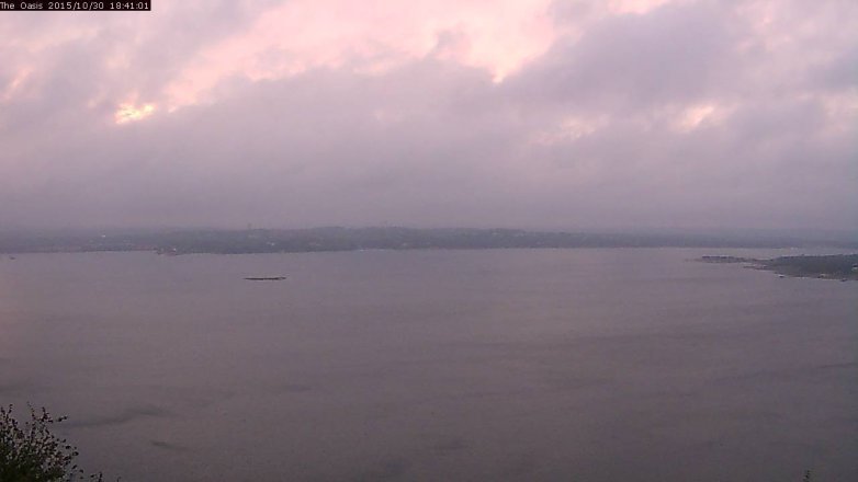 Lake Travis webcam, October 30, 2015 5:50 PM CT