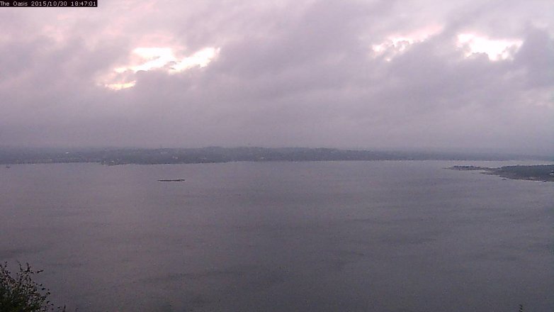 Lake Travis webcam, October 30, 2015 5:55 PM CT