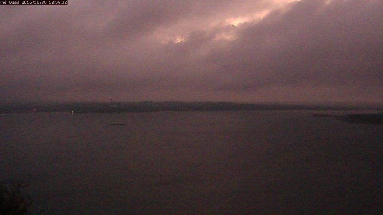 Lake Travis webcam, October 30, 2015 6:05 PM CT