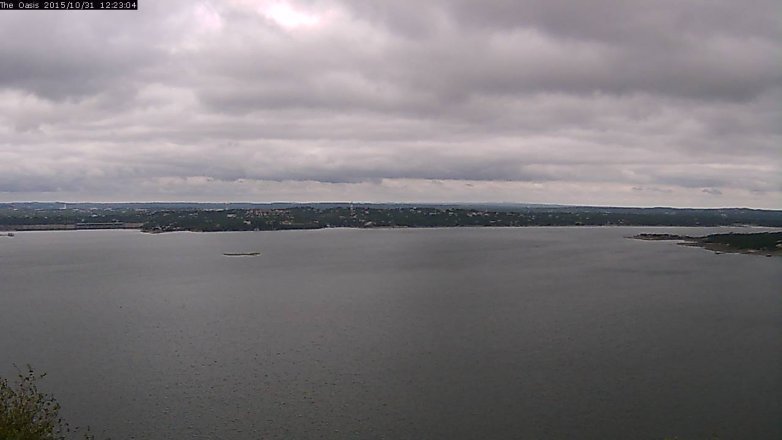Lake Travis webcam, October 31, 2015 11:30 AM CT