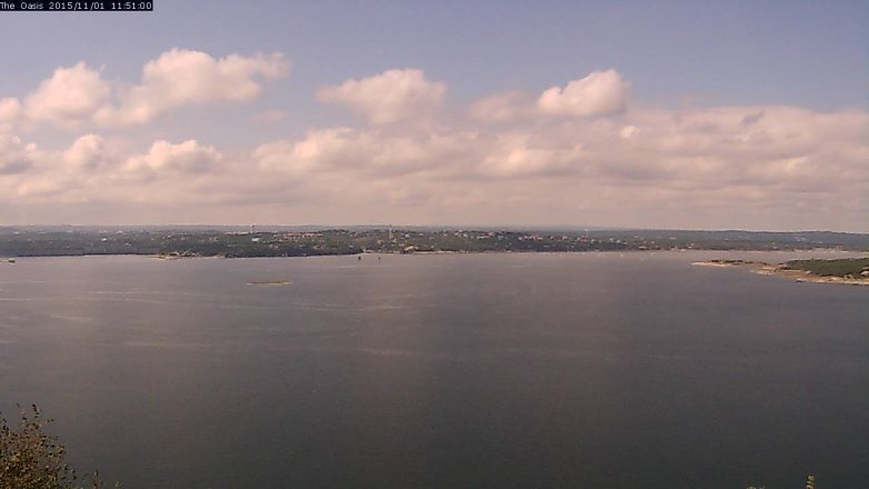 Lake Travis webcam, November 1, 2015 11:00 AM CT