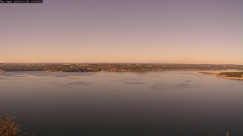 Lake Travis webcam, November 2, 2015 10:05 AM CT