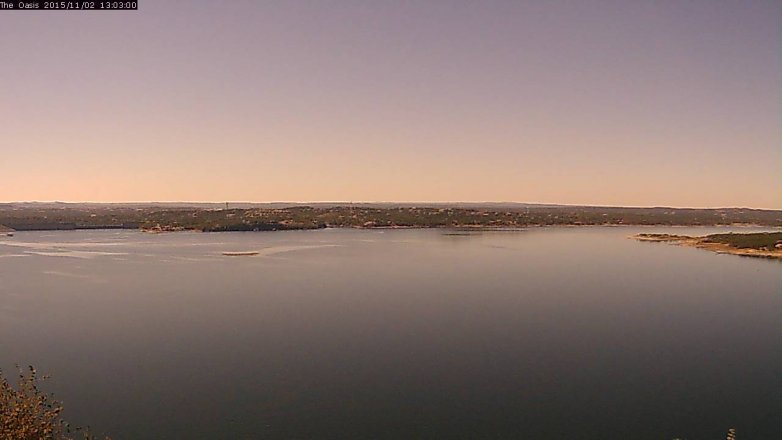 Lake Travis webcam, November 2, 2015 12:10 PM CT