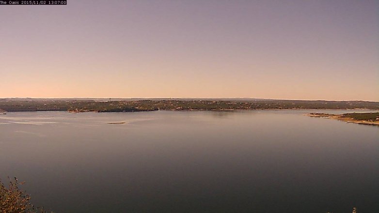 Lake Travis webcam, November 2, 2015 12:15 PM CT