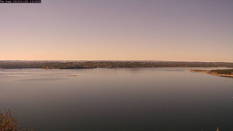Lake Travis webcam, November 2, 2015 12:20 PM CT