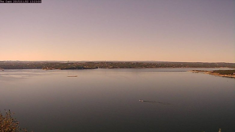 Lake Travis webcam, November 2, 2015 12:30 PM CT