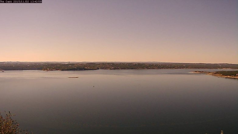 Lake Travis webcam, November 2, 2015 12:50 PM CT