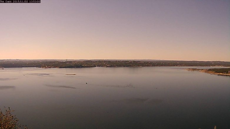 Lake Travis webcam, November 2, 2015 1:00 PM CT