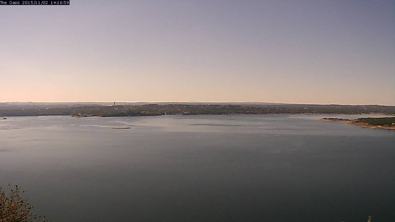 Lake Travis webcam, November 2, 2015 1:25 PM CT