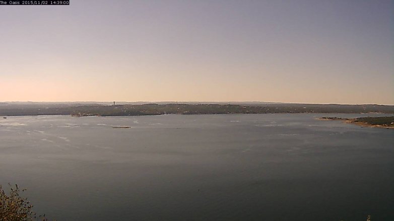 Lake Travis webcam, November 2, 2015 1:45 PM CT