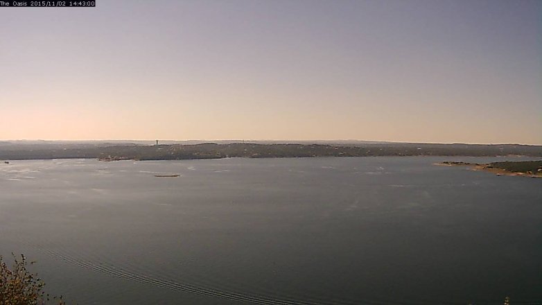 Lake Travis webcam, November 2, 2015 1:50 PM CT