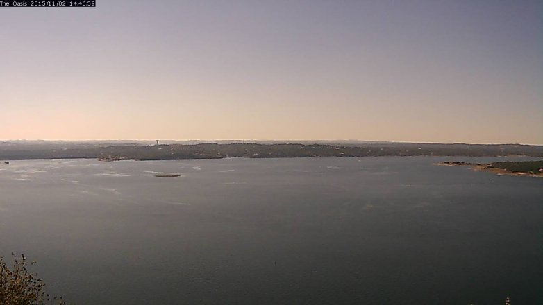 Lake Travis webcam, November 2, 2015 1:55 PM CT