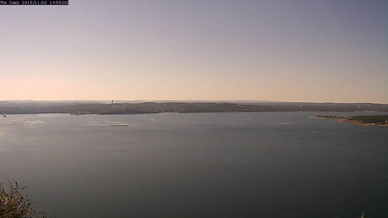 Lake Travis webcam, November 2, 2015 2:05 PM CT