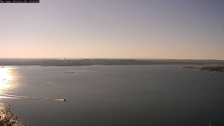Lake Travis webcam, November 2, 2015 2:35 PM CT