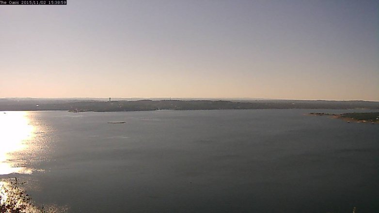 Lake Travis webcam, November 2, 2015 2:45 PM CT