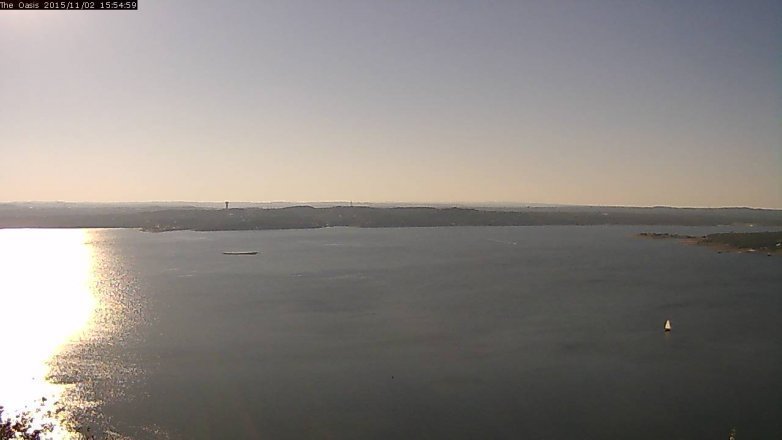Lake Travis webcam, November 2, 2015 3:00 PM CT