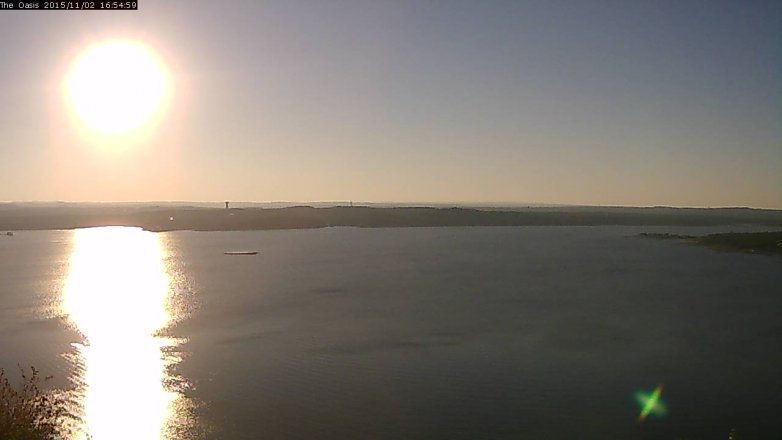 Lake Travis webcam, November 2, 2015 4:00 PM CT