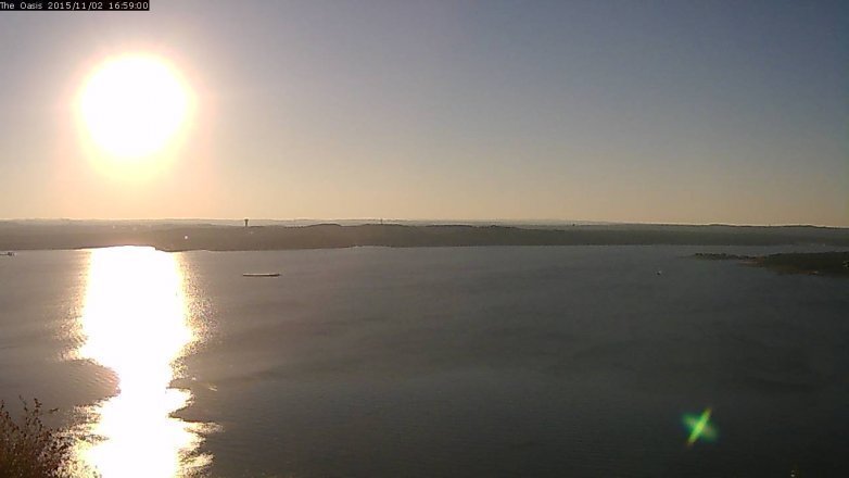 Lake Travis webcam, November 2, 2015 4:05 PM CT