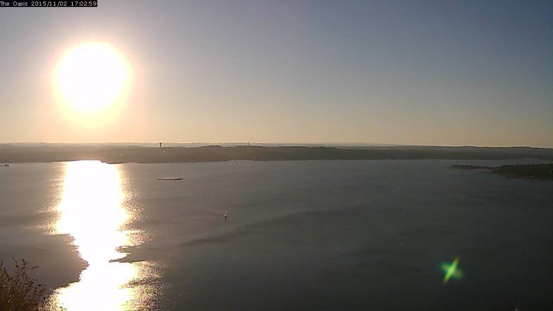 Lake Travis webcam, November 2, 2015 4:10 PM CT