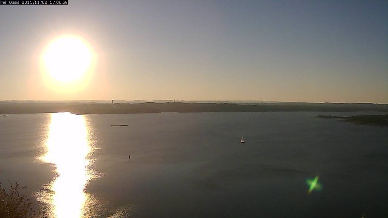Lake Travis webcam, November 2, 2015 4:15 PM CT