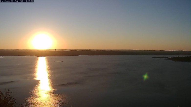 Lake Travis webcam, November 2, 2015 4:35 PM CT