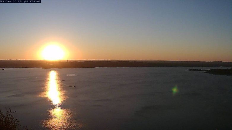 Lake Travis webcam, November 2, 2015 4:40 PM CT